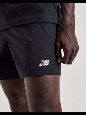 New Balance Men's Woven Black Athletic Shorts Size Small